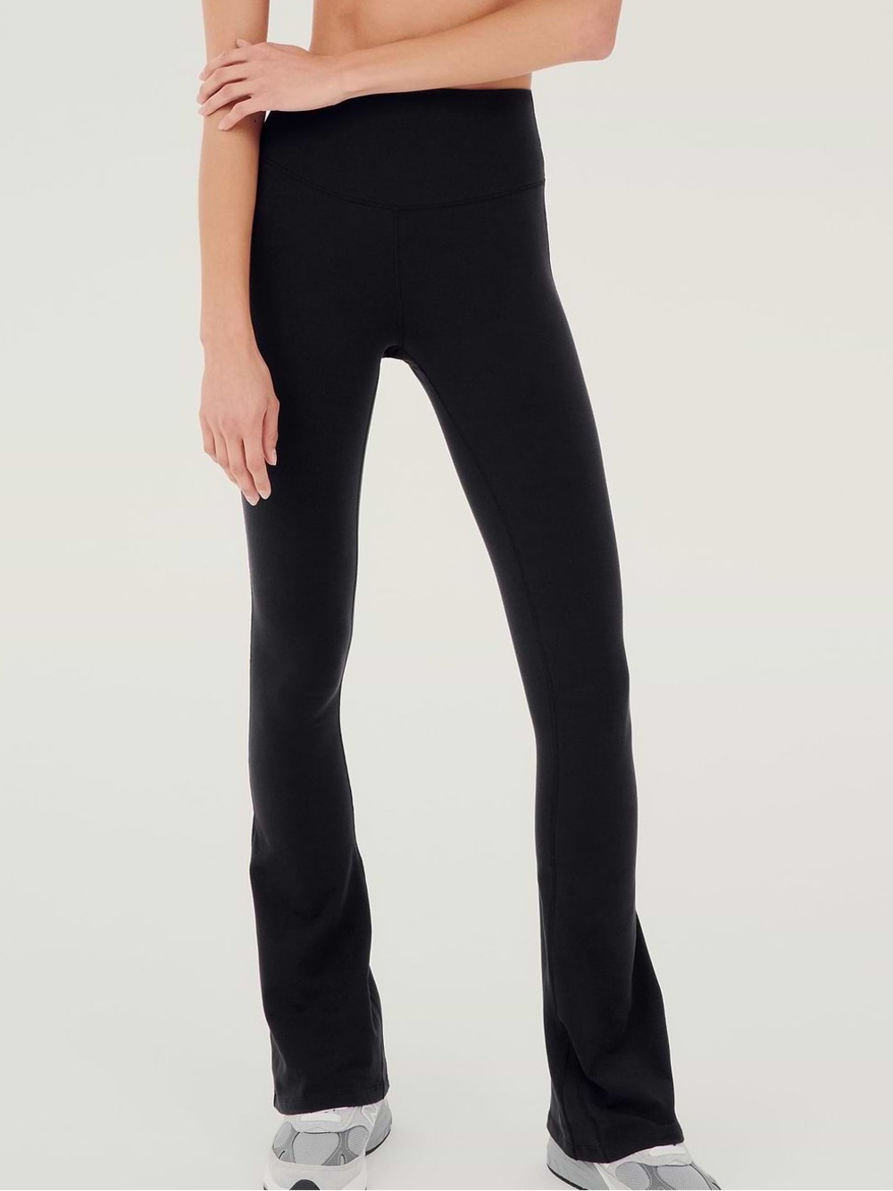 Splits59 Black High-Rise Flare Leggings